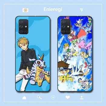  Аниме Digimon Калъф за мобилен телефон Samsung A51 01 50 71 21S 70 31 40 30 10 20 S E 11 91 A7 A8 2018