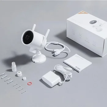  Външна 2K Подобрена IP Камера за Нощно Виждане WiFi Камера за Видеонаблюдение е С Завъртане на Обектива на Камера за Наблюдение За Youpin Безплатна доставка Истински
