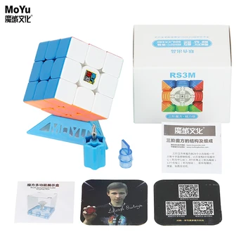  Горещи Продажба MoYu RS3M Магнитни 3x3x3 Магически Кубчета Безкраен Куб 3X3 Магистралата Куб MF RS3M Магнити Куб Забавни Играчки Пъзел