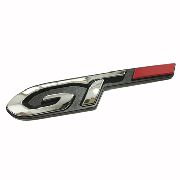  Готин дизайн GT Стикер стила на колата 3D стикер за вратите на автомобила начина на Пежо