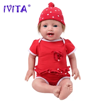  ДЕСИСЛАВА WG1508RH 51 см 4000 грама на 100% Реалистични Изцяло Силиконова Кукла Reborn Baby Истинска Момиче 3 Цвят Очи на Избор за детски Играчки Bebe