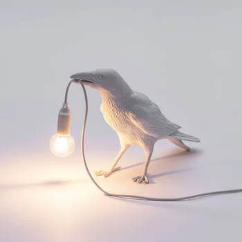  Дизайнерска Лампа с Птица, led, с монтиран на стената лампа с подключаемым кабел, Нощни осветителни Тела за Хол, Проход, Ресторант, Начало Декор, монтиран на стената Лампа с Птици, Монтиране на