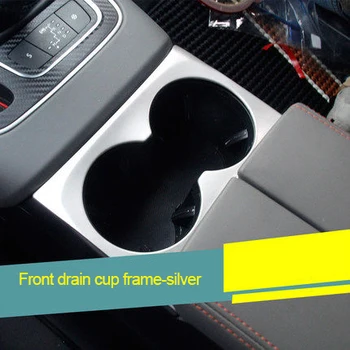  За Citroen c5 Aircross неръждаема стомана, сребрист цвят син черен титан Предната и Задната сливная чаша рамка 1 бр.