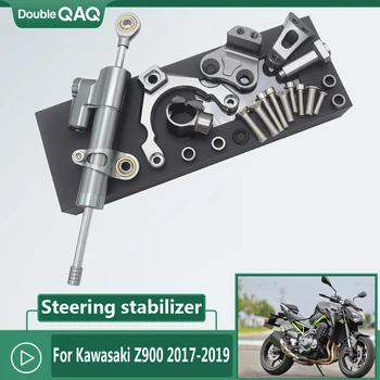  За Kawasaki Z900 2017-2019 CNC Алуминий Мотоциклети кормилното Управление, Който Амортисьор Скоба за Монтиране на Поддръжка на Притежателя Комплект 2018