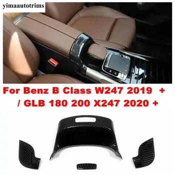  За Mercedes-Benz B Class W247 2019-2022/GLB 180 200x247 2020 г. -2022 Авто Централен Подлакътник Кутия с Бутон за Включване на Рамка, Тампон