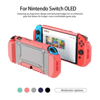  Игри Кожен Калъф TPU Protect Shell Защитен Калъф за Защита на Хост Калъф за Nintendo Switch OLED Покриване на Игралната Конзола