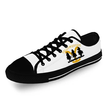  Йелоустоун Ниски Маратонки Мъжки, Дамски и Юношеските Ежедневни Обувки Парусиновая Обувки За Бягане С 3D Принтом Cosplay Дишаща Лека обувки