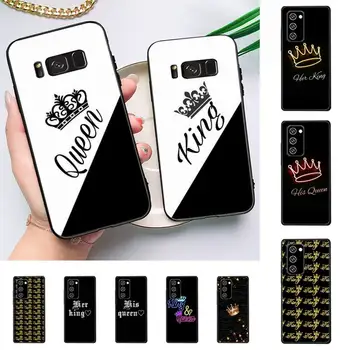  Калъф за телефон King Queen за Samsung J 2 3 4 5 6 7 8 prime plus 2017 2018 2016 г. основната