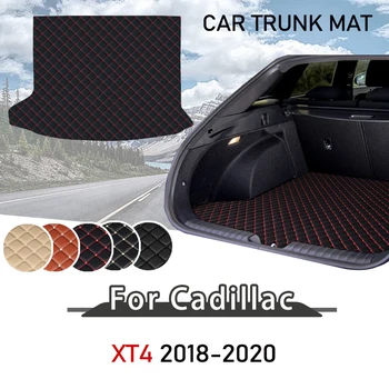  Кожена Подложка За Багажника на Автомобила Cadillac XT4 2018 2019 2020 Постелки За Багажник на Карго Подложка Подложка За Багажника Подложка За Багажника Аксесоари За Багажника