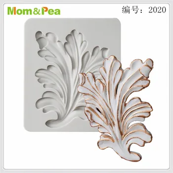  Мама и Грах MPA2020 Силиконова Форма на Захар Паста 3D Скърпвам Украса на Тортата