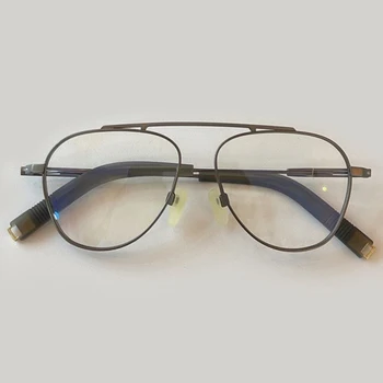  Метална Брандираната Рамки За Очила За Мъже И Жени 2020, Модни Луксозни Рамки За Очила От Късогледство С Маркови Предавателна Кутия, Мъжки