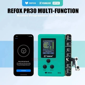  Многофункционален Програмист възстановяване REFOX RP30 За iPhone Съвместим С Откриване на точка на проектор за ремонт на батерии /Face ID Fix