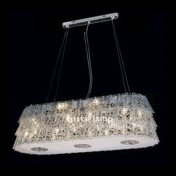  Овална украса светлина смърт чрез обесване Франция полилеи лукс Кристал К9 светло стъкло за Спални