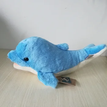  около 38 см прекрасен син плюшен делфин играчка карикатура делфин мека кукла за подарък за рожден ден h2058
