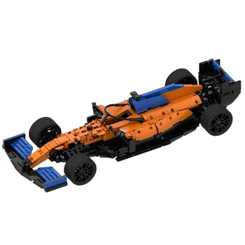  Оторизиран MOC-95766 1586 бр./компл. MCL35M (база 8386) Мащаб 1:10 Състезателна кола Формула Шампион Верига Спортен автомобил Набор от тухли