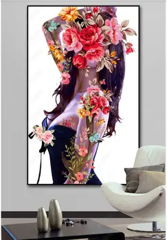  потребителски фреска на стената, 3d тапети Творческа красота снимка на цветя на верандата Начало декор фото тапет за стени, на рула