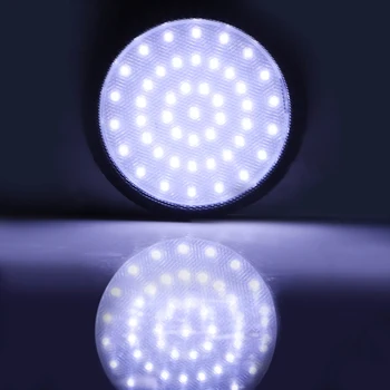  През цялата Стил 46LED 12V LED Автомобилна Вътрешна Лампа За Четене Лампа За Четене на Автомобили Автомобилна Куполна Покрив Таван Вътрешна Светлина Бял