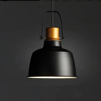  Ретро алуминиева окачена лампа, златна led лампа в Европейски стил, лампа за вътрешно осветление, ретро ресторант, бар, кафене, магазин AC110-265V