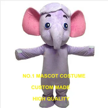  сладък сив костюм и талисман на слон изработен по поръчка на анимационен герой cosplay възрастен размер кралят костюм 3400