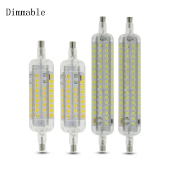  Супер ярки LED Димиране R7S Тръба 2835SMD Лампа 78 мм, 118 мм R7S Царевичен Лампа 9 W 18 W J78 J118 Подмяна на Халогенни Лампи