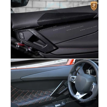  Сухо Въглеродни Влакна LP700 OEM Стил Интериорни Врати Апликации за Lamborgini Aventador lp700 OEM Стил на Колата Вътрешна тапицерия на вратите тапицерия украса