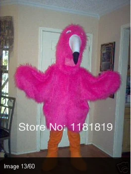  ТАЛИСМАН голяма розова птица костюм талисман изработен по поръчка на карнавалните костюми, комплекти за cosplay маскот маскарадное рокля кралят костюм