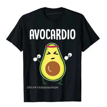  Тениска Avocardio Забавна Тренировка От Авокадо Премия Памучни Тениски За Мъже Забавна Тениска Ежедневни Хип Хоп