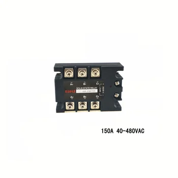  Трифазно твердотельное реле 150a 480vac с пресичане на нулата, нормално circuited без контактен ключ SSR-3D48150A