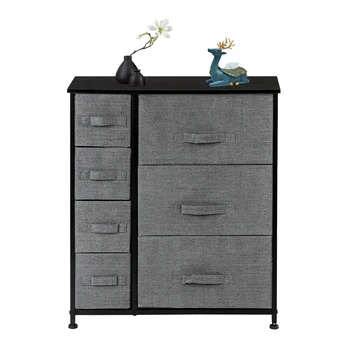  Шкаф със 7 чекмеджета - Кула шкаф за съхранение на мебели за спални, антре, офис на организацията